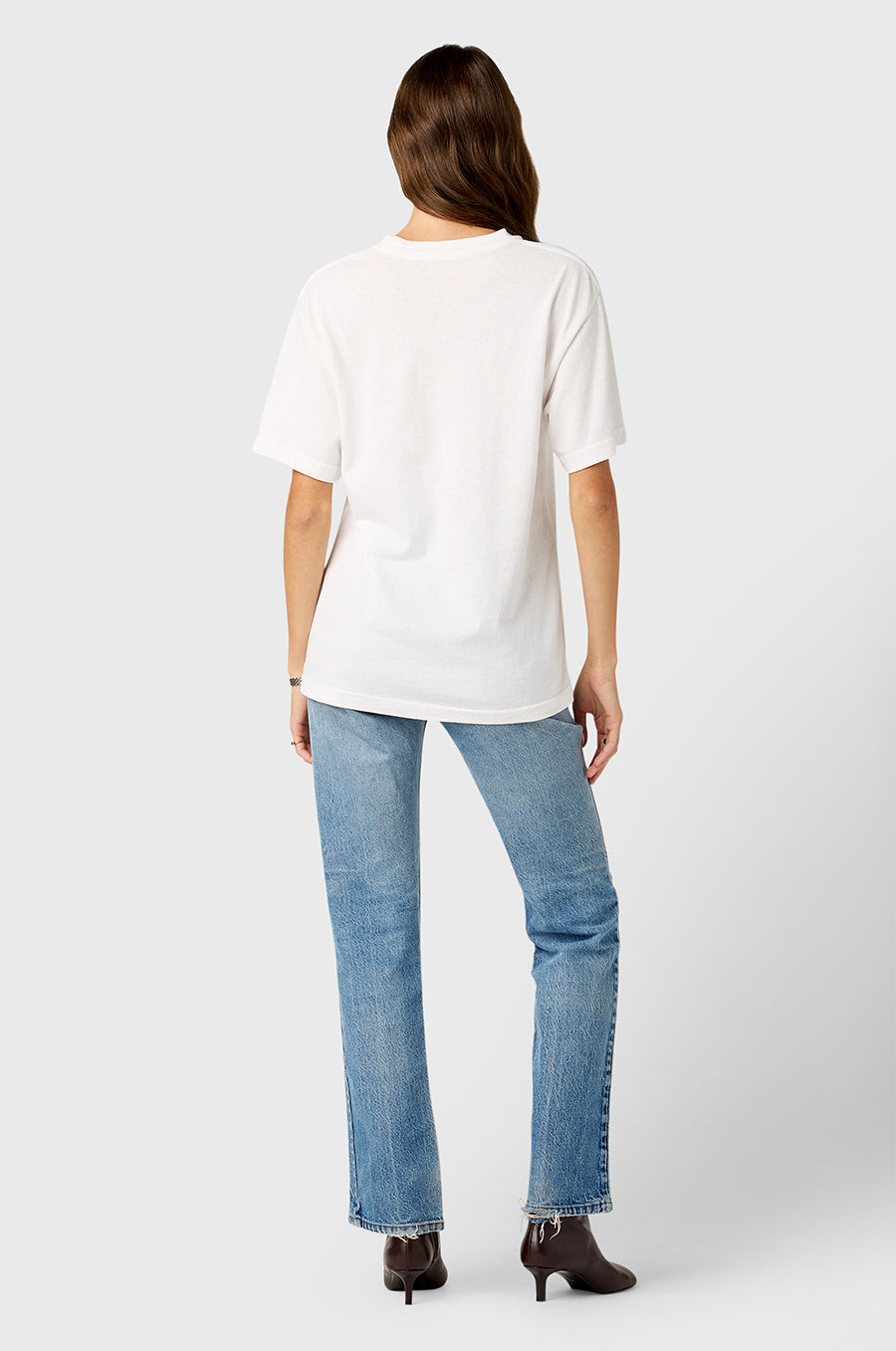 THE SLOUCHY TEE IN WHITE - the lady & the sailor