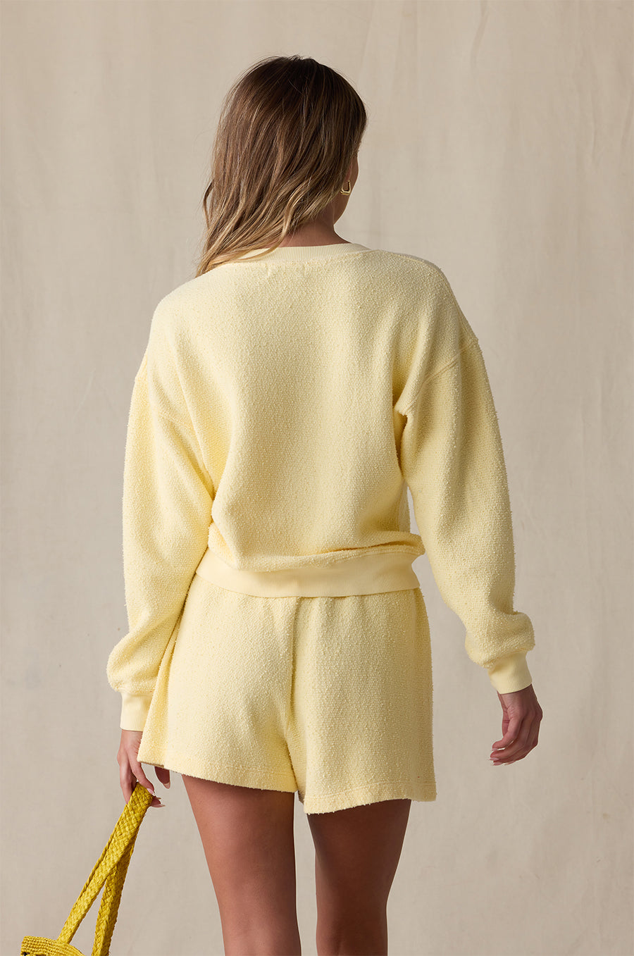 LE CLASSIQUE CREW IN BUTTER BOUCLÉ
