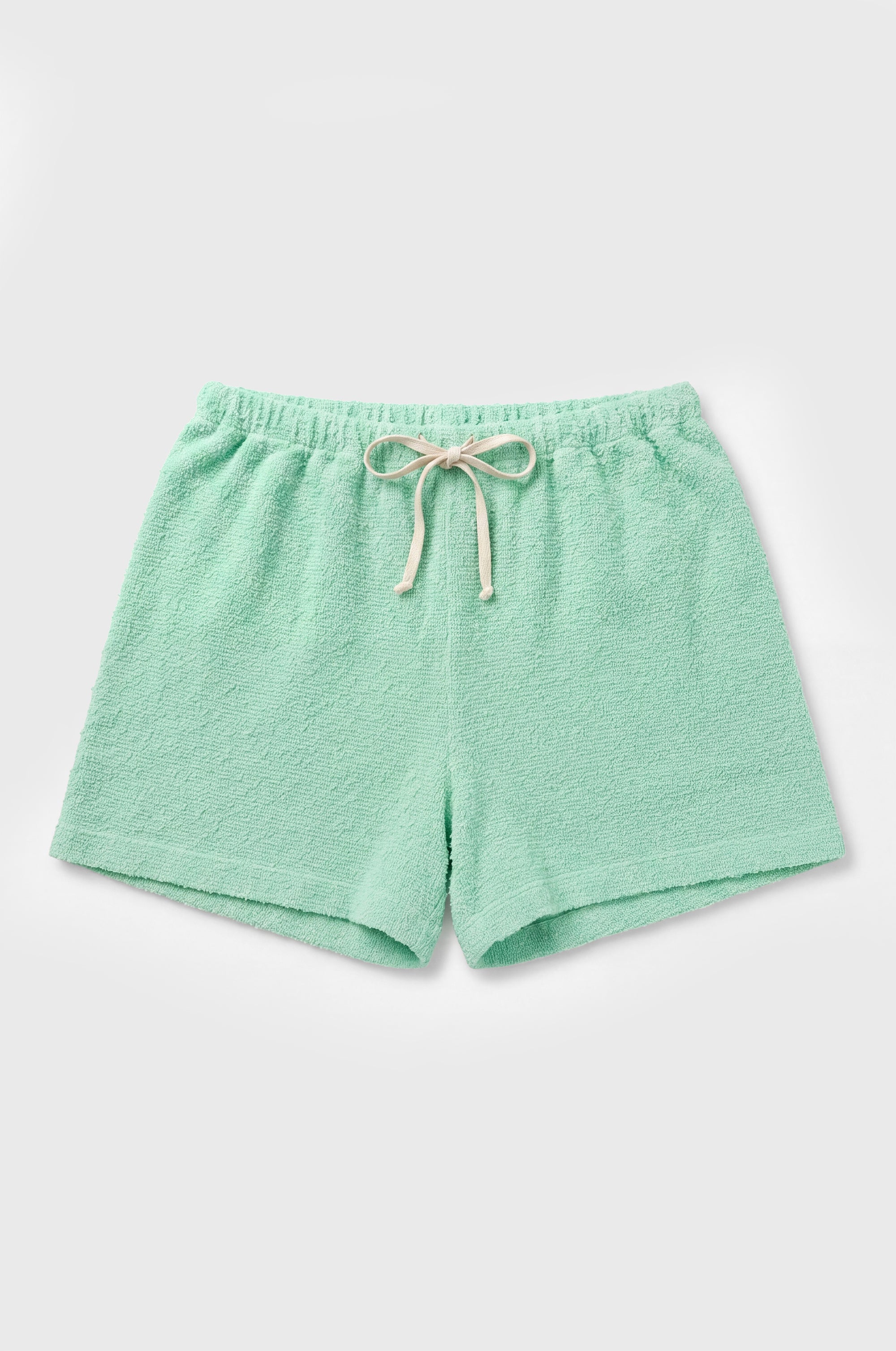 THE EVERYDAY SHORT IN MINT BOUCLÉ