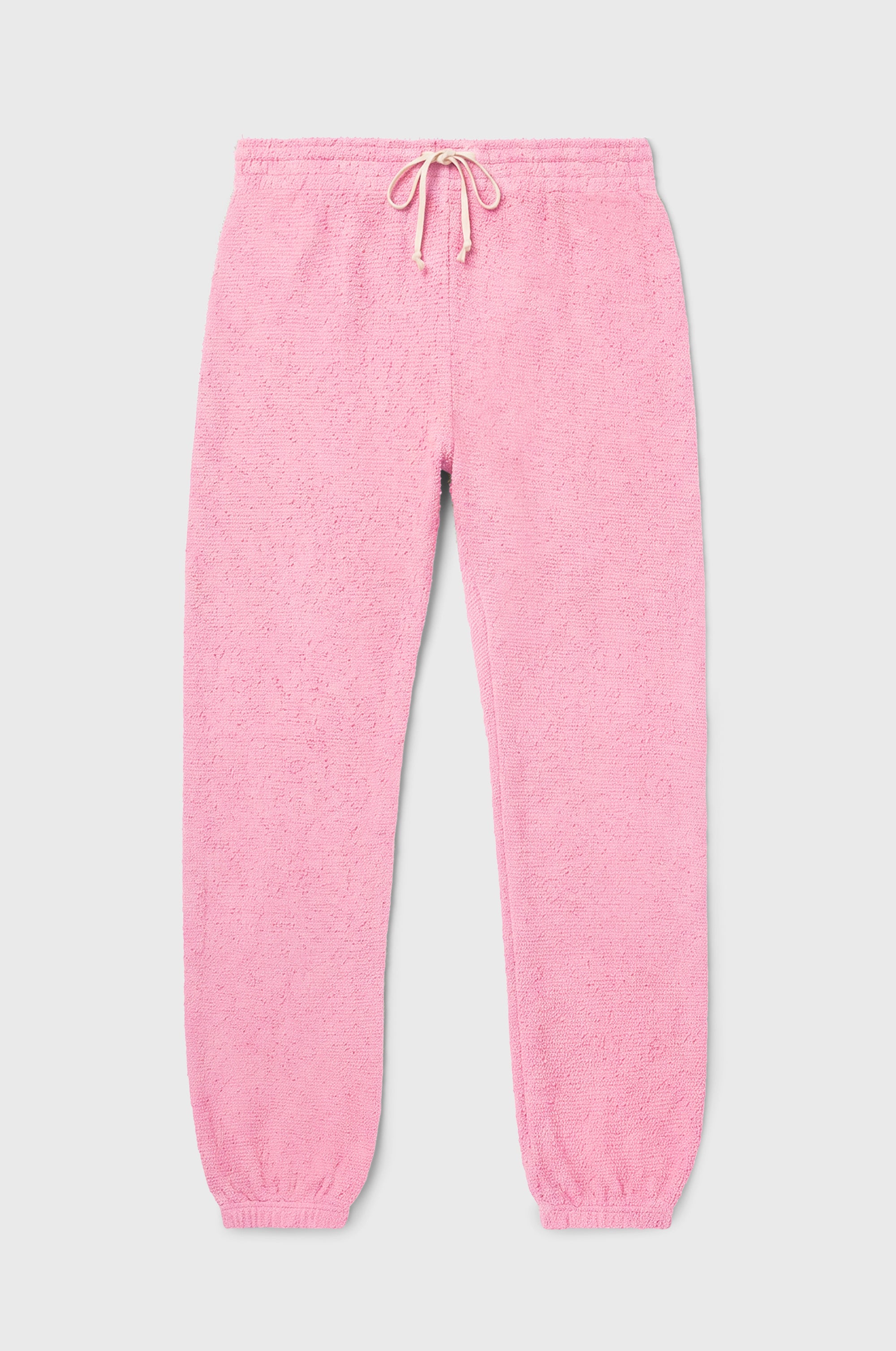 FULL LENGTH VINTAGE SWEATPANT IN BON BON BOUCLÉ