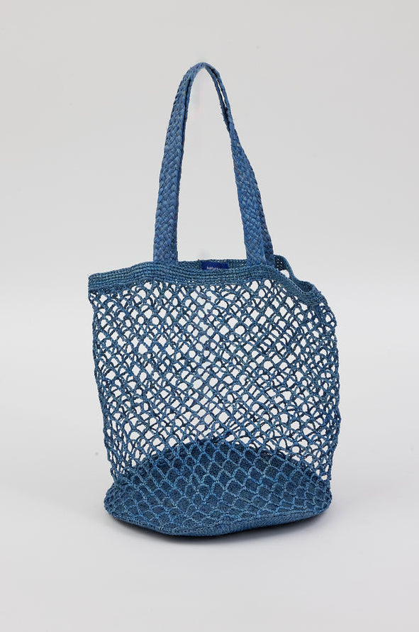 THE FISHERMAN TOTE IN DENIM - the lady & the sailor