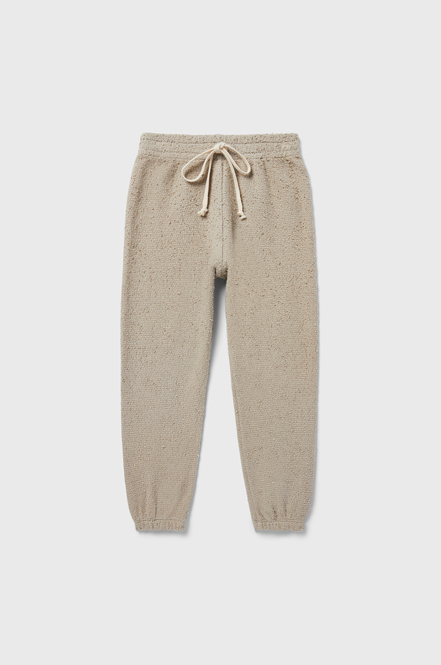 little lady & petit sailor Kids Vintage Sweatpant in Stone Bouclé