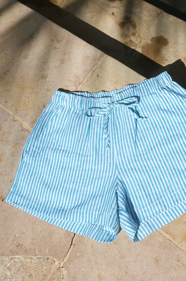 Flutter Shorts in Ocean Stripe