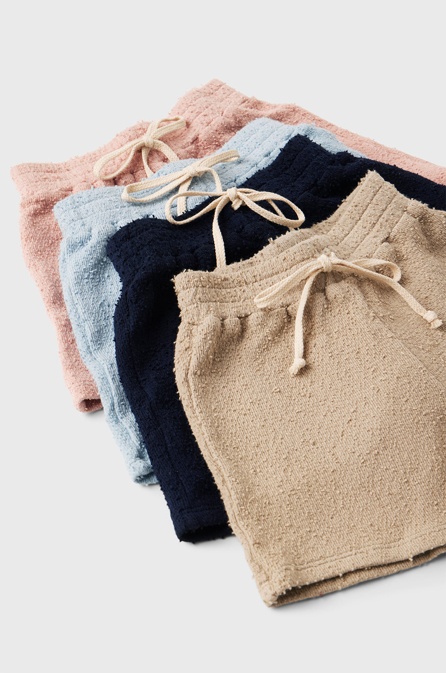 Kids Weekend Short in Sky Blue Bouclé little lady & petit sailor