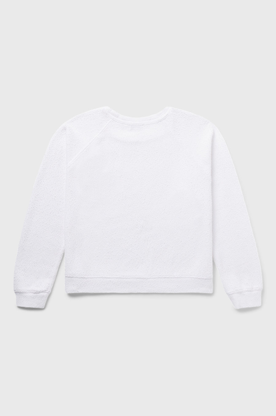 BRENTWOOD SWEATSHIRT IN WHITE BOUCLÉ - the lady & the sailor