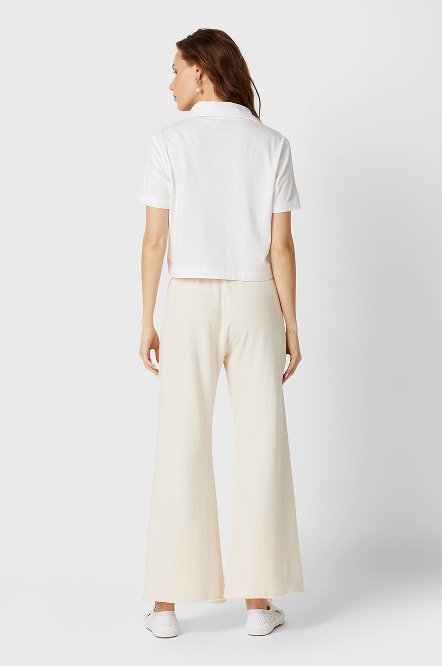 French Flare Pant in vanilla - the lady & the sailor