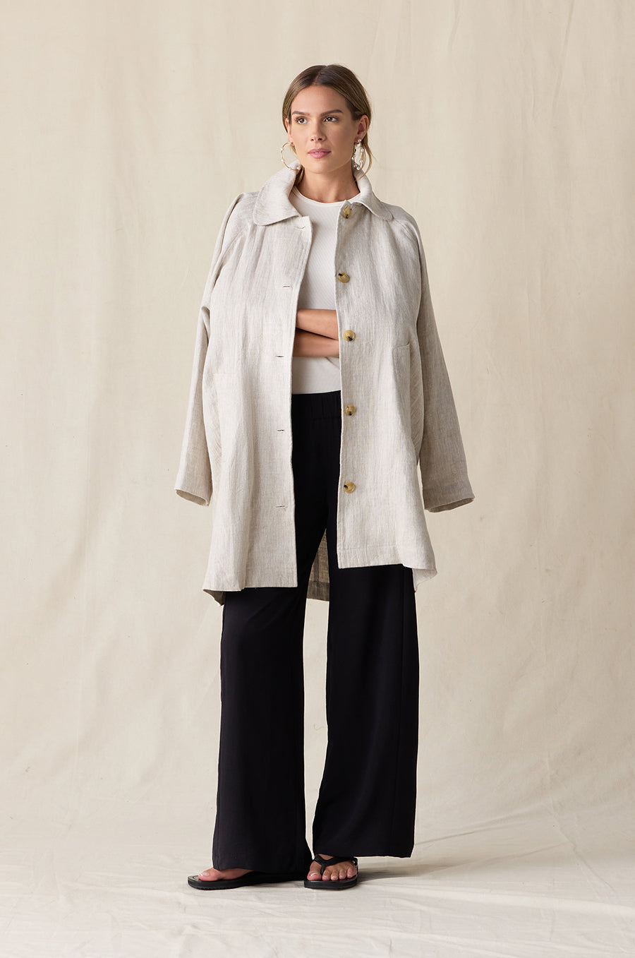 Stay comfy this fall season with our staple outerwear.