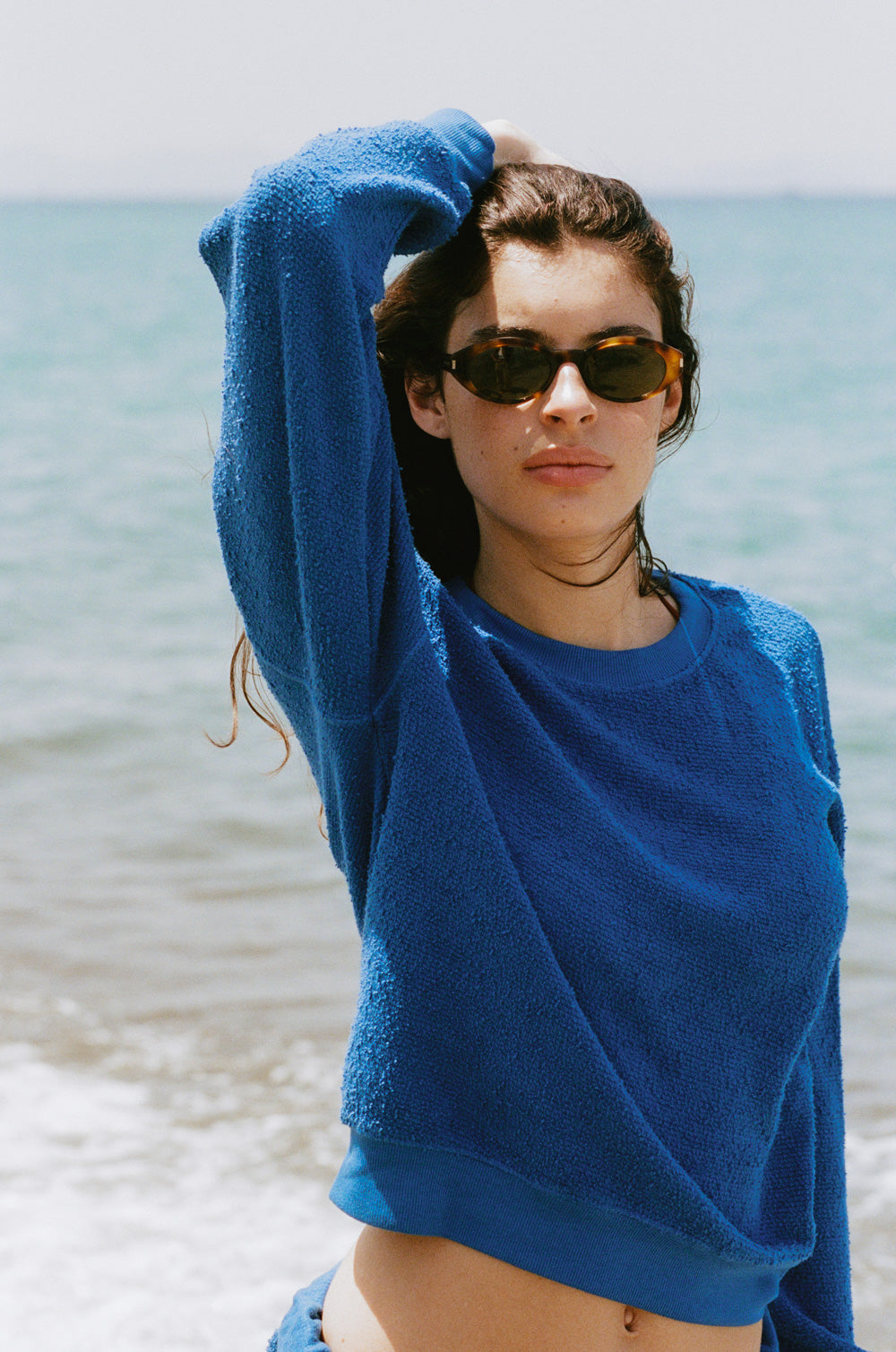 le classique crew in true blue boucle - the lady & the sailor