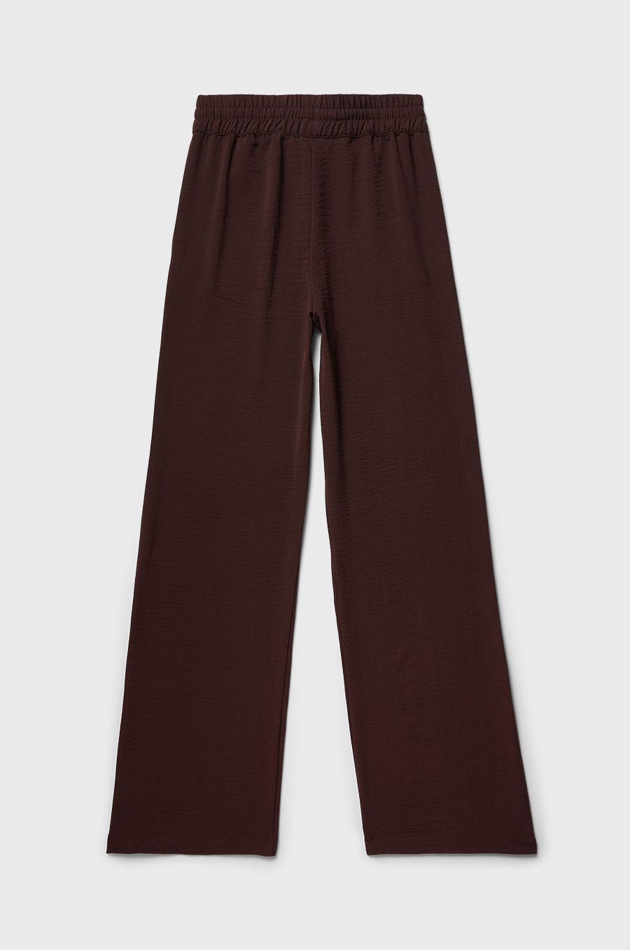 the lady & the sailor High Waisted  Drawstring Pant in Chocolate Air Flow.
