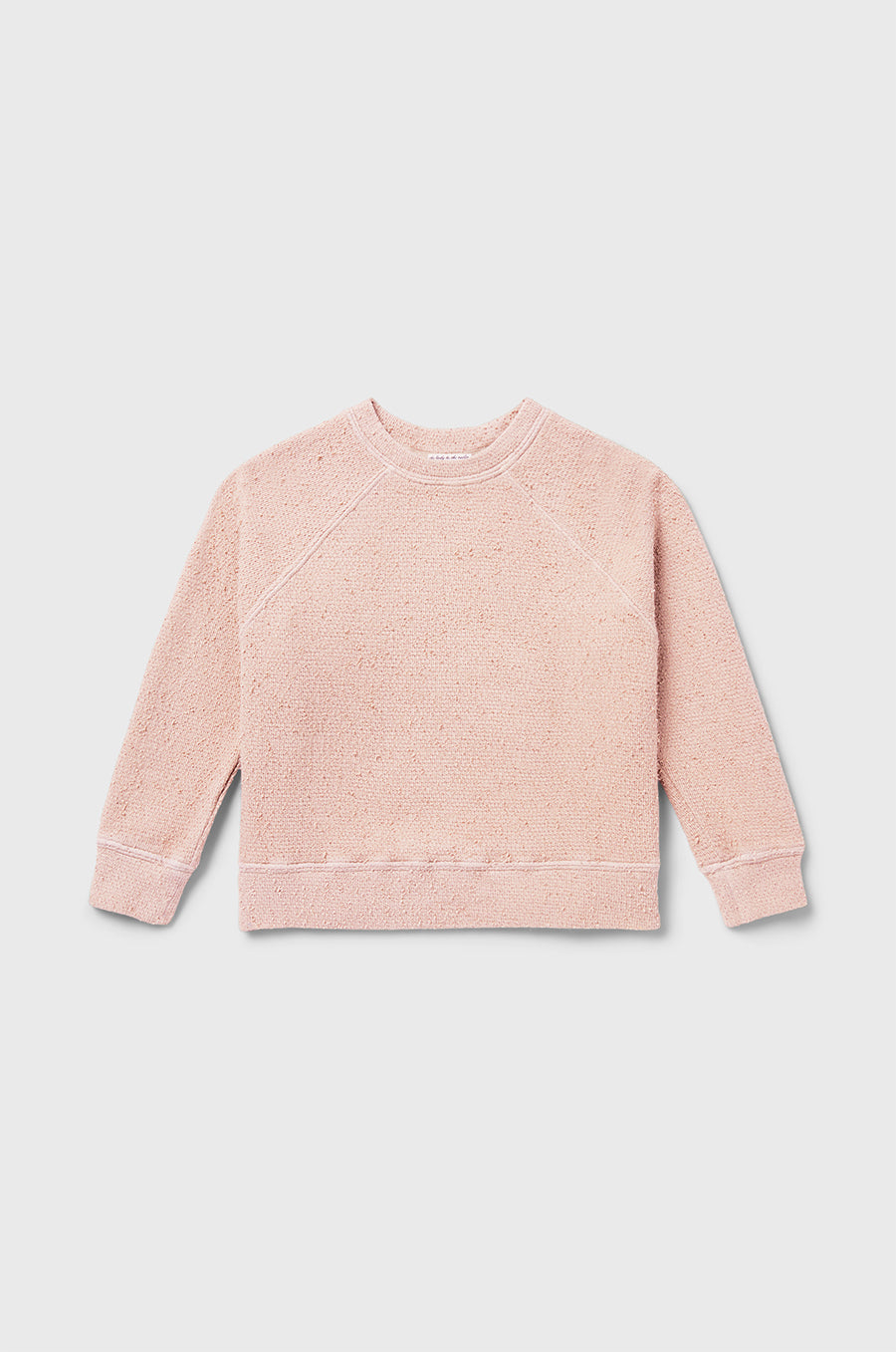 Kids Brentwood Sweatshirt in Petal Bouclé