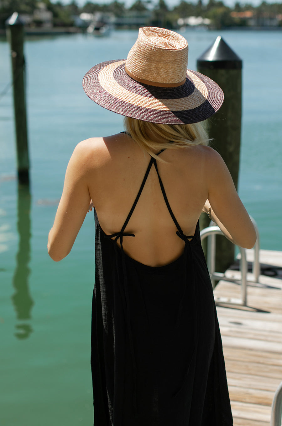 BELLA RANCHER HAT IN STRIPE