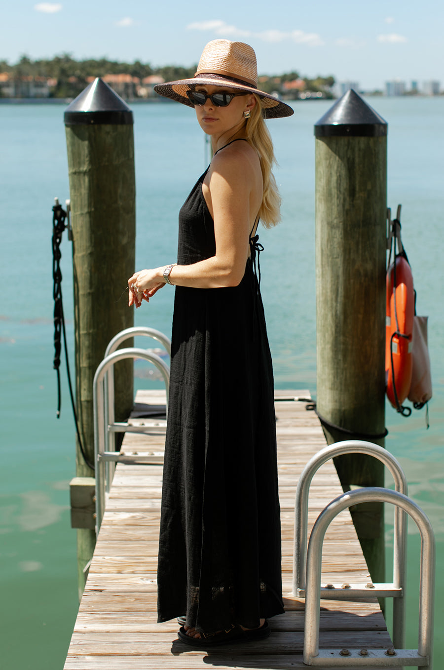 BELLA RANCHER HAT IN STRIPE