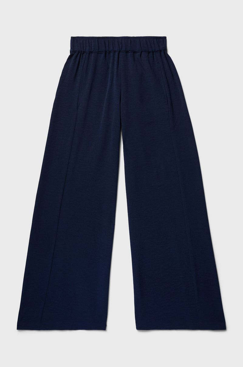 the lady & the sailor Palazzo Pant in Navy Air Flow.