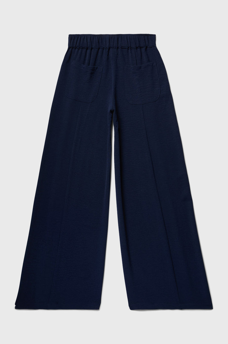 the lady & the sailor Palazzo Pant in Navy Air Flow.