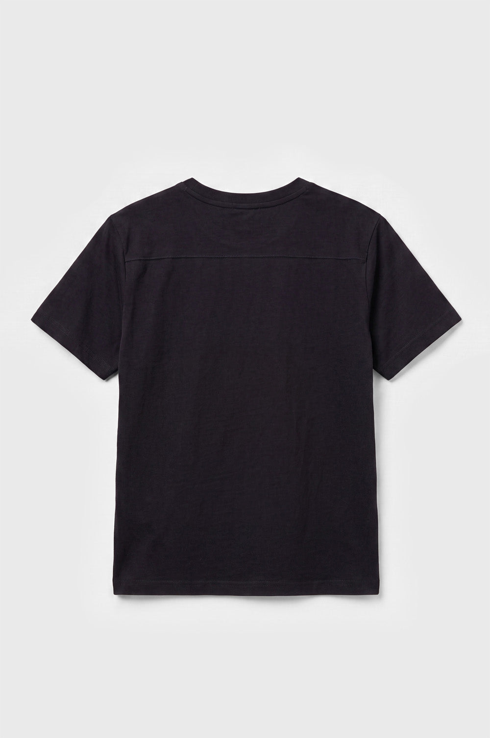 S/S BOY TEE IN BLACK COTTON LINEN