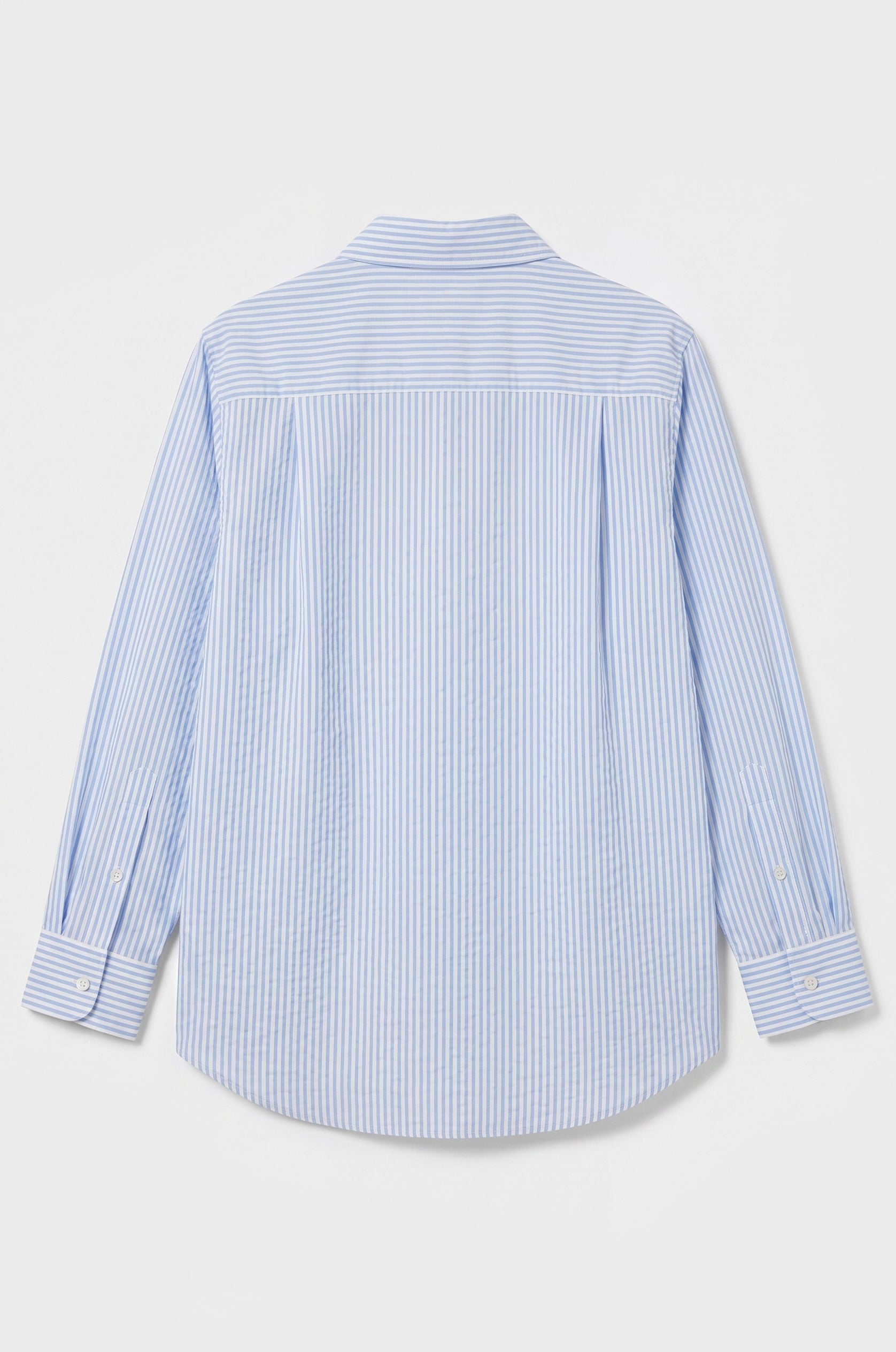 THE SUNDAY SHIRT IN BLUE SEERSUCKER