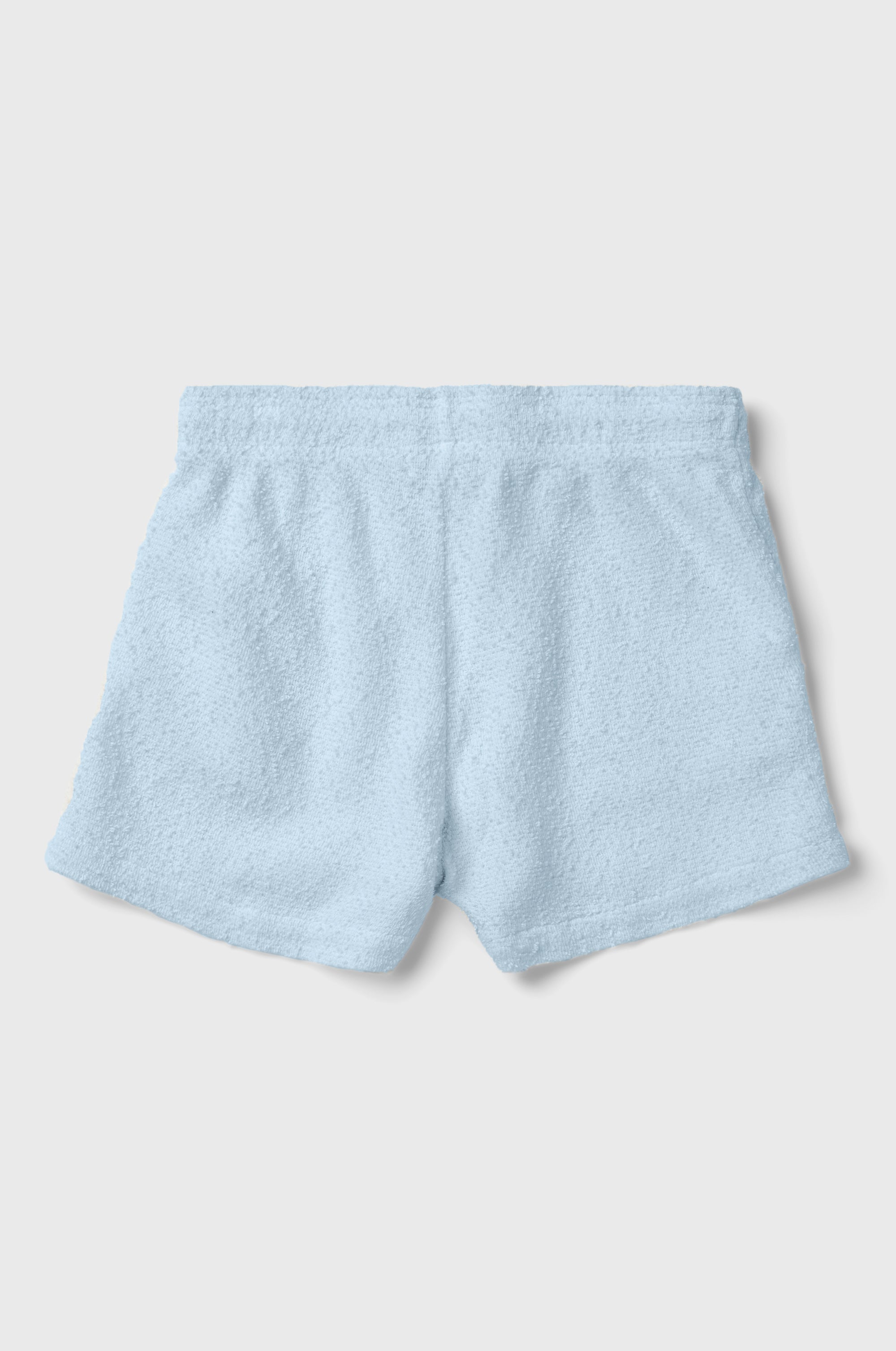 WEEKEND SHORTS IN POWDERY BLUE BOUCLÉ