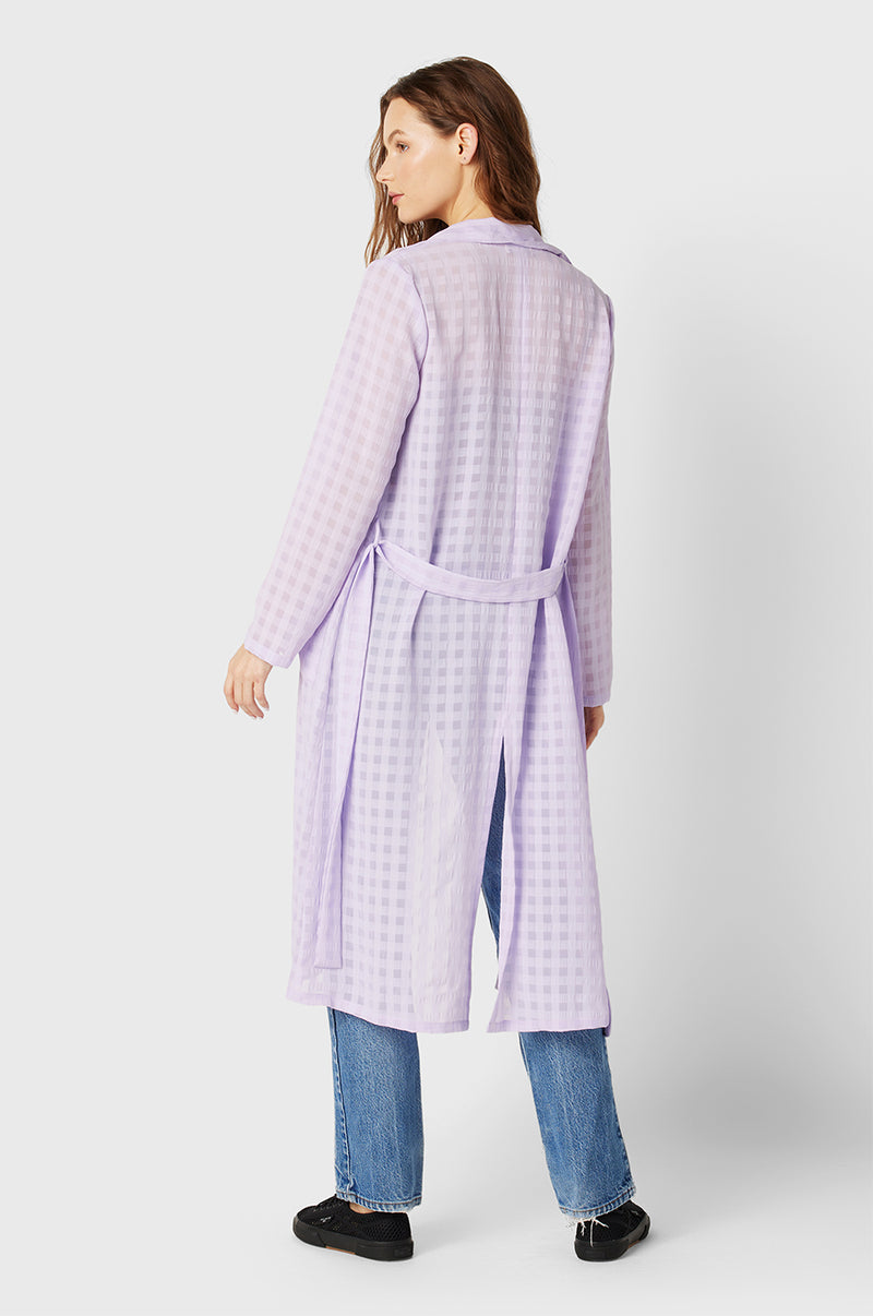 Lavender coat clearance
