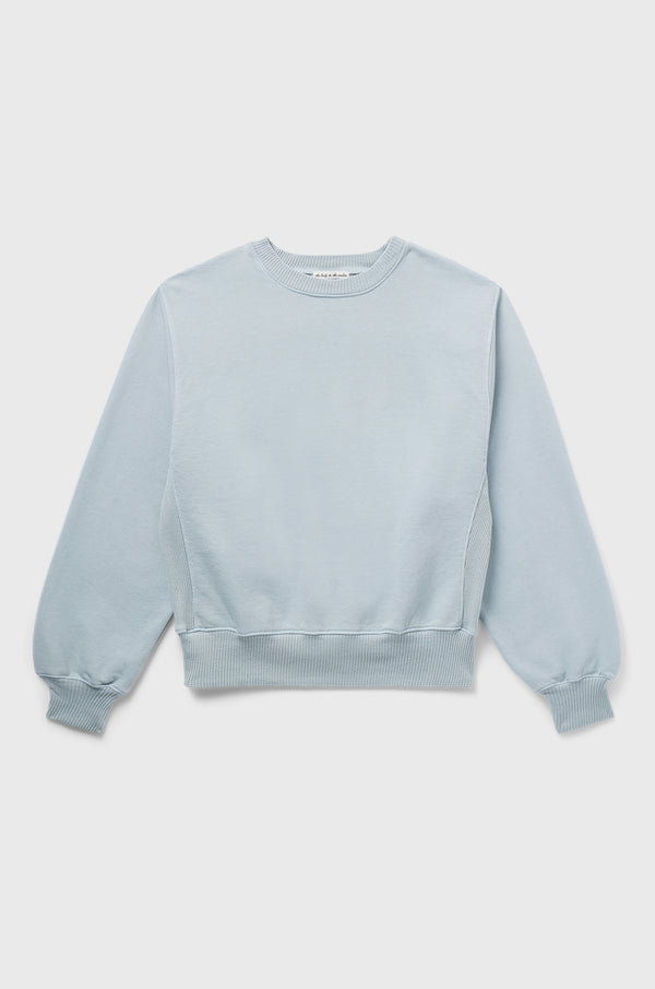 the lady & the sailor The Kristin Sweatshirt in Sage Fleece.