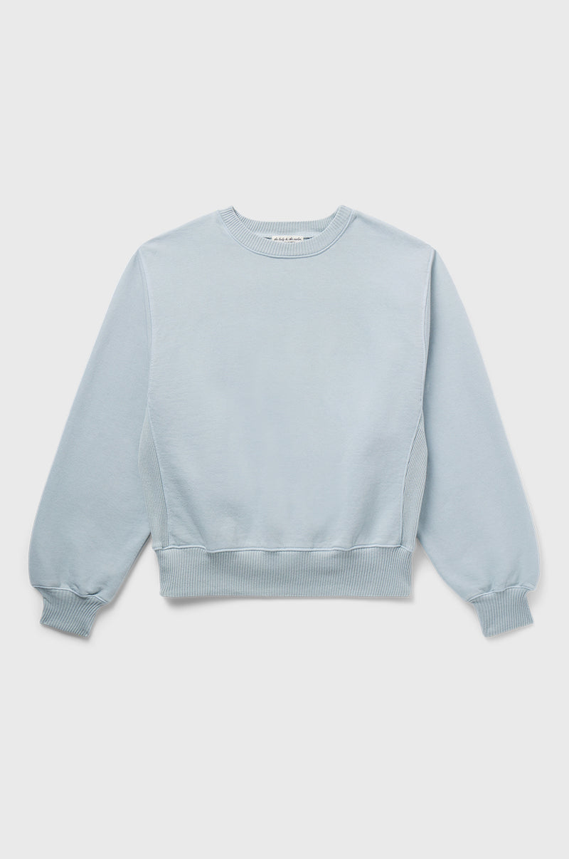 the lady & the sailor The Kristin Sweatshirt in Sage Fleece.