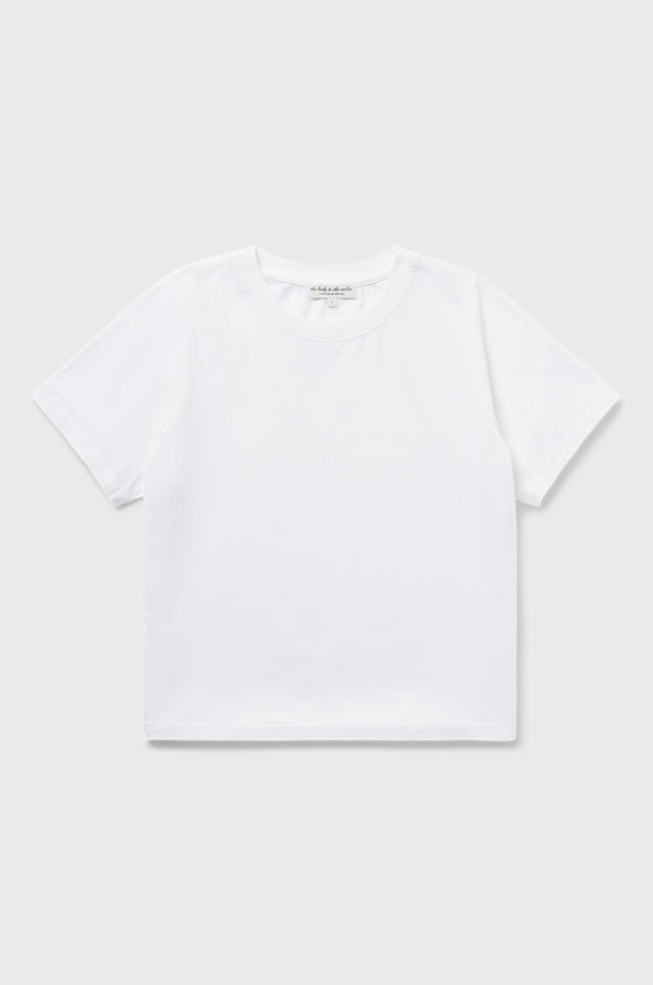 the lady & the sailor SS Classic Tee in White.