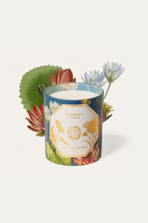 Carriere Freres Waterlily Candle.