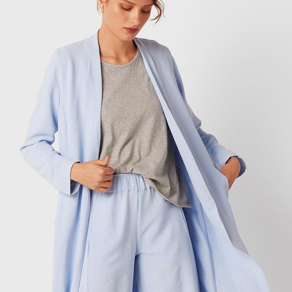 Midi Duster Coat Glacier Air Flow the lady the sailor